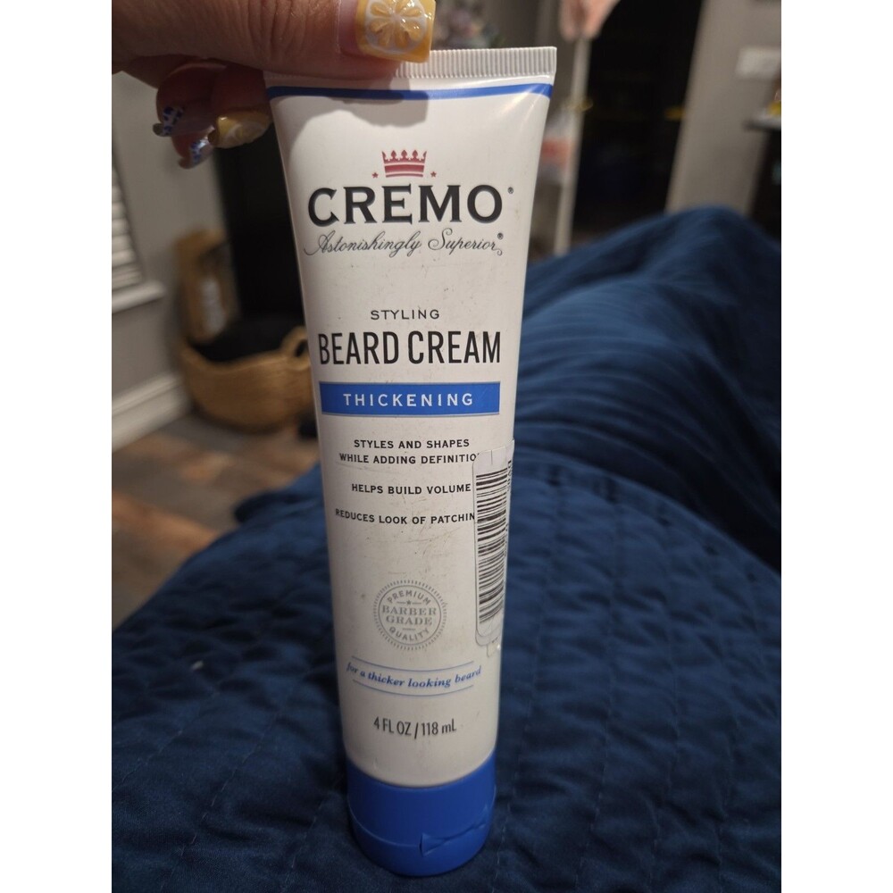 Cremo Styling Beard Cream Thickening Builds Volume 4 fl oz Sealed HB2